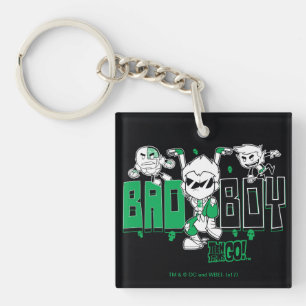 Teen Titans Go!   "Bad Boy" Robin, Cyborg, & BB キーホルダー