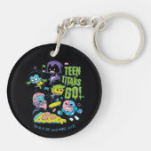 Teen Titans Go! | Gnarly 90's Pizza Graphic キーホルダー (裏面)