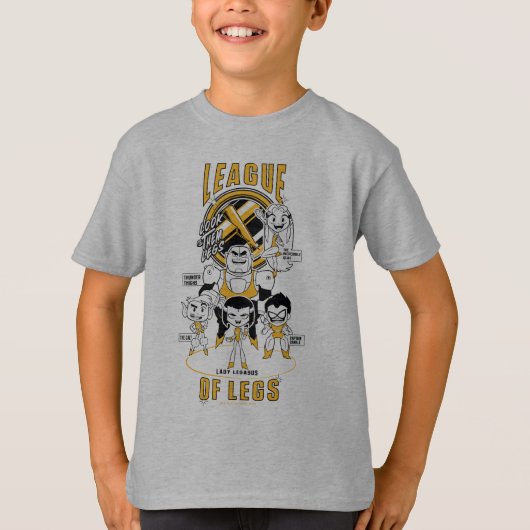 Teen Titans Go! | League of Legs Tシャツ (正面)