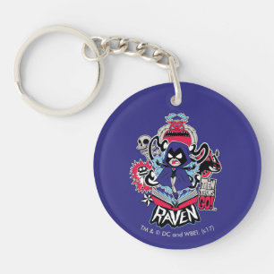 Teen Titans Go! Raven Demonic Powers Graphic キーホルダー