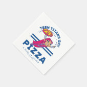Teen Titans Go! Starfire "Truth Justice Pizza" スタンダードカクテルナプキン (角)