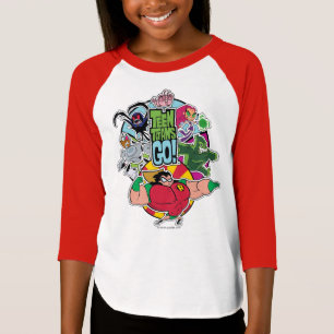 Teen Titans Go! Team Group Graphic Tシャツ