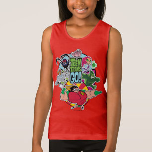 Teen Titans Go!   Team Group Graphic Tシャツ