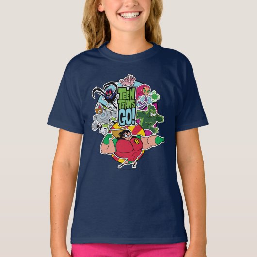 Teen Titans Go! | Team Group Graphic Tシャツ (正面)