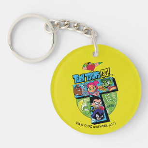 Teen Titans Go!   Titans Tower Collage キーホルダー