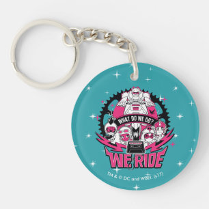 Teen Titans Go!   "We Ride" Retro Moto Graphic キーホルダー