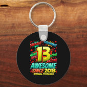Teenager 13 Year Old Boys 13th Birthday Boy  キーホルダー (正面)