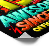 Teenager 13 Year Old Boys 13th Birthday Boy  ポスター (角)