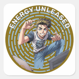 teenager boy スクエアシール