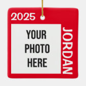 Teenager Extraordinaire CUSTOM Ceramic Ornament セラミックオーナメント (裏面)