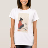 Teenager sitting on his skateboard LOFI Tシャツ (正面)