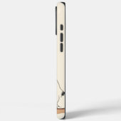 Teenager sitting on skateboard and next to his cat Case-Mate iPhoneケース (裏面 / 左)