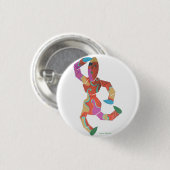 Teenieのブラシのデザイン 缶バッジ (正面&裏面)