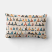 Teepee pattern. Wigwam native american summer tent ランバークッション (裏面)
