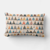 Teepee pattern. Wigwam native american summer tent ランバークッション (正面)