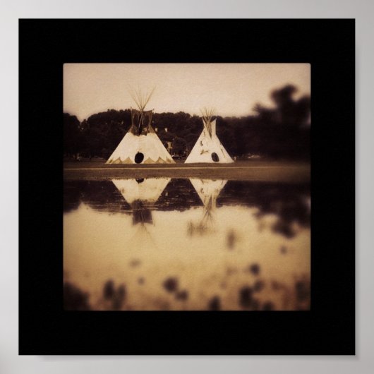 Teepees on the Lake ポスター (正面)