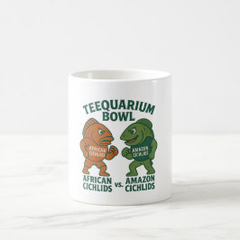 Teequarium Bowl Mug – アフリカ対アマゾンシクリッド コーヒーマグカップ