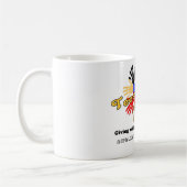 Tees4needsのロゴ コーヒーマグカップ (左)