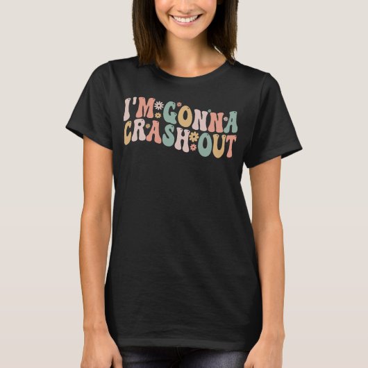 Tees Groovyミームをクラッシュおもしろいする Tシャツ (正面)