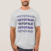 Teetaler – スチールグレー tシャツ (正面)