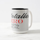 Teetotaller Alcohol Free! ツートーンマグカップ (正面右)