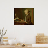 Teettotumを持つ子， 1738 ポスター (キッチン)