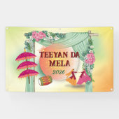Teeyan da Mela Banner | Customized 横断幕 (横)