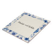 tegeltje 15x15 - huisje vol liefde タイル (側面)