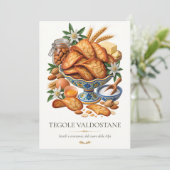 Tegole Valdostane – Vintage Italian Dessert 招待状 (スタンド正面)