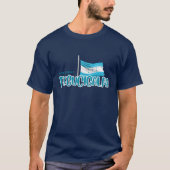 Tegucigalpa with Honduras Flag Tシャツ (正面)