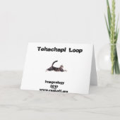 Tehachapiループカード カード (裏面)