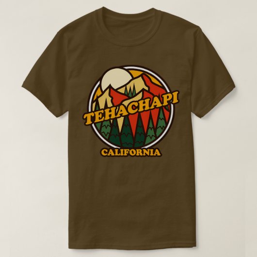 Tehachapi CaliforniaマウンテンハイキングTシャツ1 Tシャツ (デザイン正面)