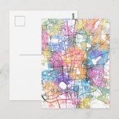 Tehran Iran City Map ポストカード (正面/裏面)