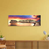 Teignmouth of South Devon，英国（キャンバス） キャンバスプリント (インサイチュ (リビング))