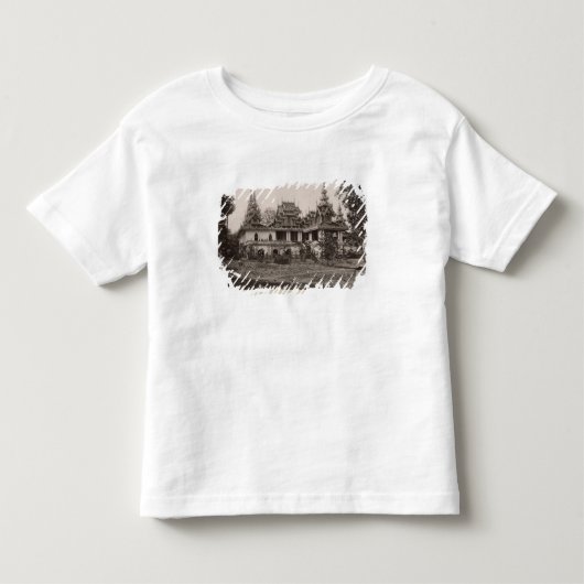 Teik Kyaung修道院、Kaのつま先の島 トドラーTシャツ (正面)