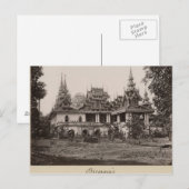 Teik Kyaung修道院、Ka Toe島 ポストカード (正面/裏面)