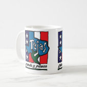 "Tejas"の写実的なコーヒー・マグ コーヒーマグカップ (正面左)