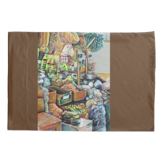 Tekka Center魅力的シンガポールの素晴らし約束 枕カバー (裏面)