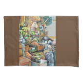 Tekka Center魅力的シンガポールの素晴らし約束 枕カバー (正面)