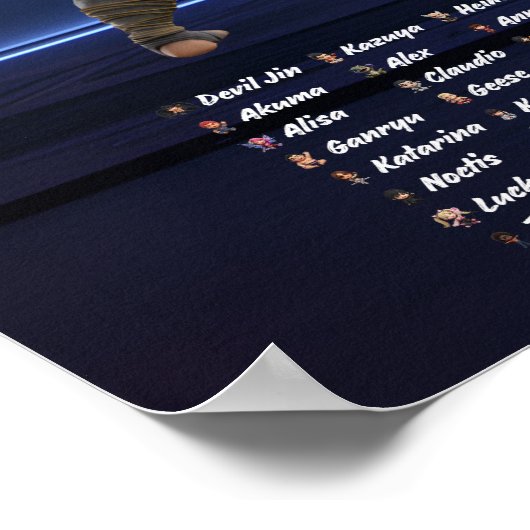 Tekken Chibi Characters Vertical Wall Poster ポスター (角)