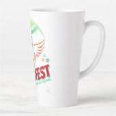 TEKNOFEST ロケットデザイン - 航空とテクノロジー カフェラテマグ (右)