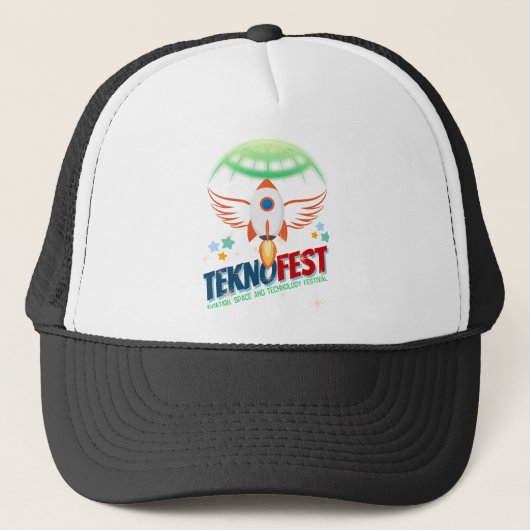 TEKNOFEST ロケットデザイン - 航空とテクノロジー キャップ (正面)