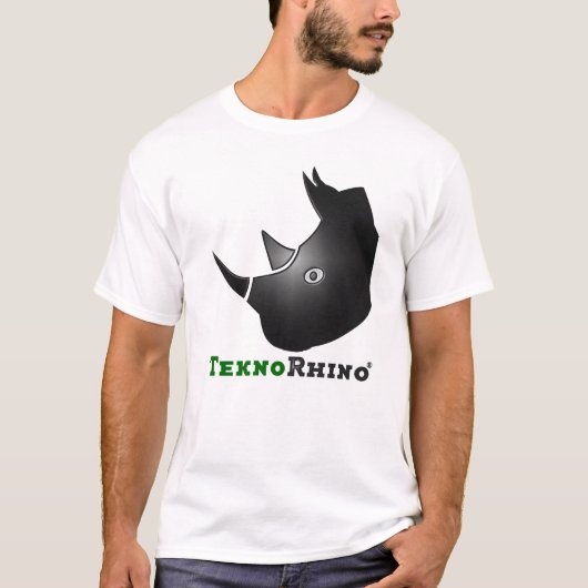 TeknoRhinoの日本製アニメのTシャツ Tシャツ (正面)
