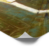 Tel-Aviv Jaffo Old City Israel Travel Oil Painting ポスター (角)