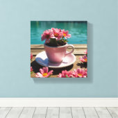 Tela Café da Manhã キャンバスプリント (インサイチュ (ウッドフロア))