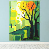 Tela de paisagem キャンバスプリント (インサイチュ (ウッドフロア))