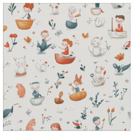 Tela motivo infantil ファブリック