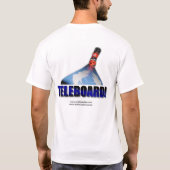 Teleboardのワイシャツ Tシャツ (裏面)