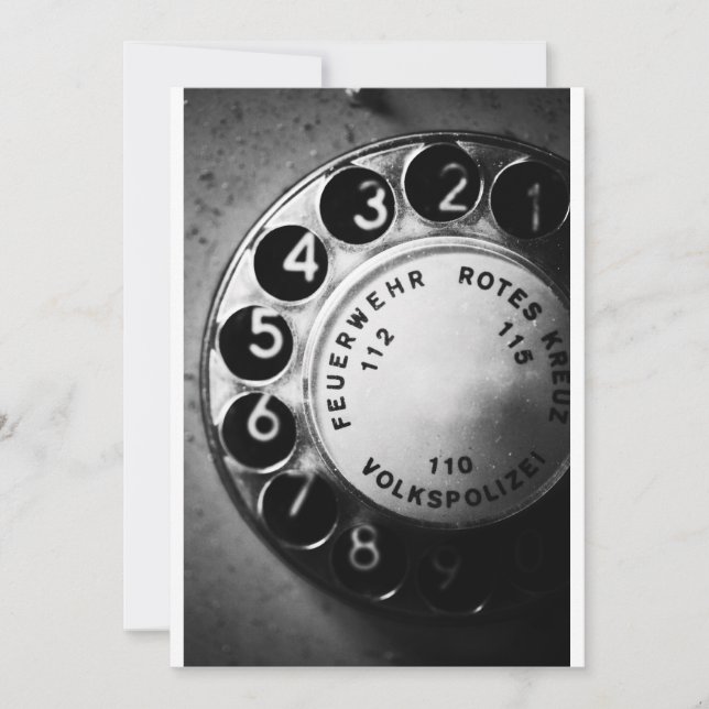 Telefon Wählscheibe (正面)