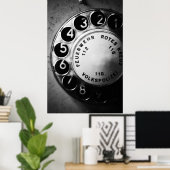 Telefon Wählscheibe ポスター (ホームオフィス)